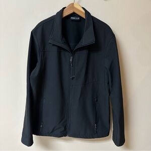 Swiss Tech Men's Black Softshell Jacket Size Large 42 - 44